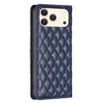Diamond Lattice Magnetic Leather Flip Phone Case, For iPhone 18 Pro/17 Pro, For iPhone 18 Pro Max/17 Pro Max, For iPhone 17, For iPhone 17 Air, For iPhone 16 Pro Max, For iPhone 16 Pro, For iPhone 16 Plus, For iPhone 16