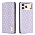 Diamond Lattice Magnetic Leather Flip Phone Case, For iPhone 17 Pro Max, For iPhone 17 Pro, For iPhone 17, For iPhone Air, For iPhone 16 Pro Max, For iPhone 16 Pro, For iPhone 16 Plus, For iPhone 16