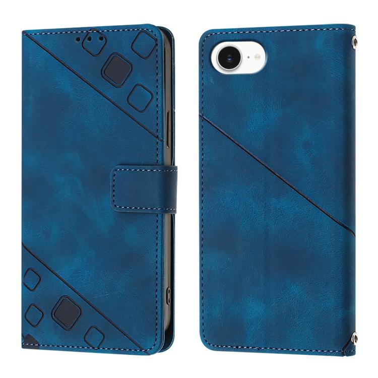 Skin-feel Embossed Leather Phone Case, For iPhone 17 Pro Max, For iPhone 17 Pro, For iPhone 17, For iPhone Air, For iPhone SE 2024, For iPhone 16 Pro Max, For iPhone 16 Pro, For iPhone 16 Plus