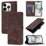 Skin-feel Embossed Leather Phone Case, For iPhone 17 Pro Max, For iPhone 17 Pro, For iPhone 17, For iPhone Air, For iPhone SE 2024, For iPhone 16 Pro Max, For iPhone 16 Pro, For iPhone 16 Plus