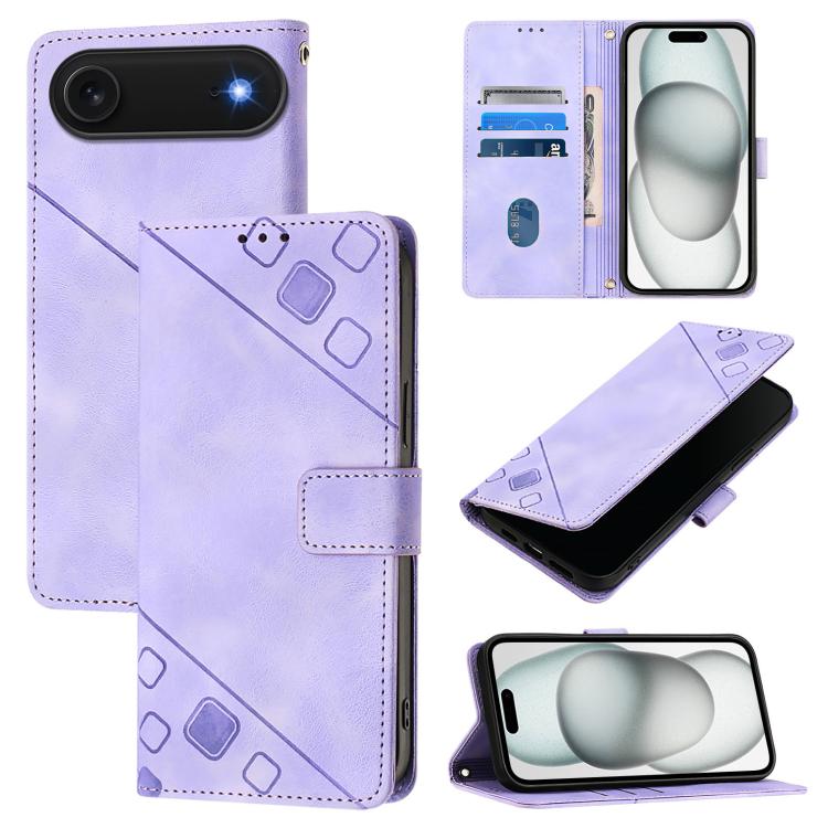 Skin-feel Embossed Leather Phone Case, For iPhone 17 Pro Max, For iPhone 17 Pro, For iPhone 17, For iPhone Air, For iPhone SE 2024, For iPhone 16 Pro Max, For iPhone 16 Pro, For iPhone 16 Plus