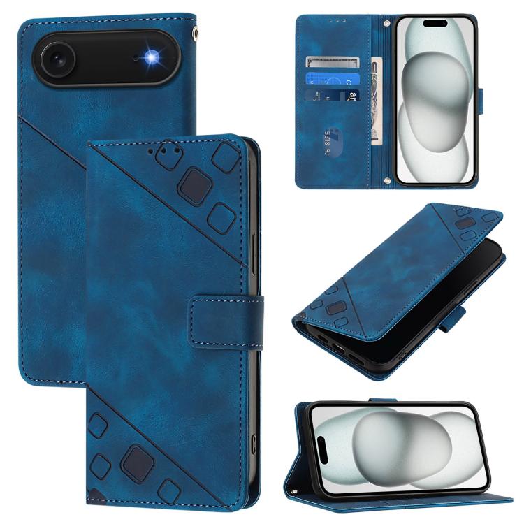 Skin-feel Embossed Leather Phone Case, For iPhone 17 Pro Max, For iPhone 17 Pro, For iPhone 17, For iPhone Air, For iPhone SE 2024, For iPhone 16 Pro Max, For iPhone 16 Pro, For iPhone 16 Plus