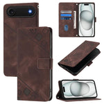 Skin-feel Embossed Leather Phone Case, For iPhone 17 Pro Max, For iPhone 17 Pro, For iPhone 17, For iPhone Air, For iPhone SE 2024, For iPhone 16 Pro Max, For iPhone 16 Pro, For iPhone 16 Plus