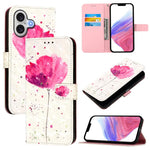 3D Painting Horizontal Flip Leather Phone Case, For iPhone 17e / 16e, For iPhone 17 Pro Max, For iPhone 17 Pro, For iPhone 17, For iPhone Air, For iPhone 16 Pro Max