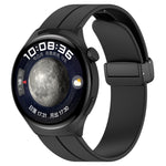 Folding Buckle Silicone Watch Band, For Huawei Watch 4 / Watch 4 Pro