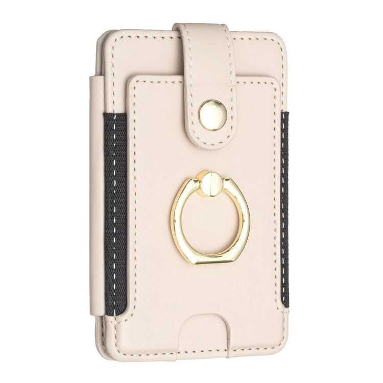 BFK03 Metal Ring Card Bag Mobile Phone Back Sticker