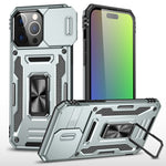 Armor PC + TPU Camera Shield Phone Case, For iPhone 17e / 16e, For iPhone 17 Pro Max, For iPhone 17 Pro, For iPhone 17, For iPhone Air, For iPhone 16 Pro Max