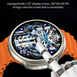Z13 Ultra 1.52 inch Round Screen HD Smart Watch Supports Heart Rate/Blood Oxygen Monitoring