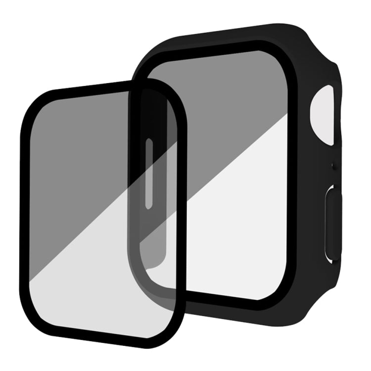 Frosted PC + Anti-spy Tempered Film Integrated Watch Protective Case, For Apple Watch Ultra 4 / 3 / 2 / 1 49mm, For Apple Watch SE 2025 / 2023 / 2022 44mm, For Apple Watch SE 2025 / 2023 / 2022 40mm, For Apple Watch 9 / 8 45mm, For Apple Watch 9 / 8 41...