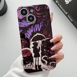 Painted Pattern Precise Hole PC Phone Case, For iPhone 14