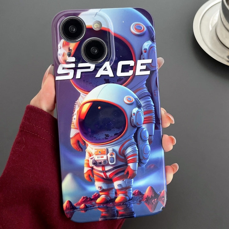 Painted Pattern Precise Hole PC Phone Case, For iPhone 14