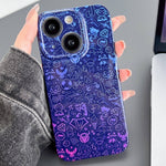 Painted Pattern Precise Hole PC Phone Case, For iPhone 14