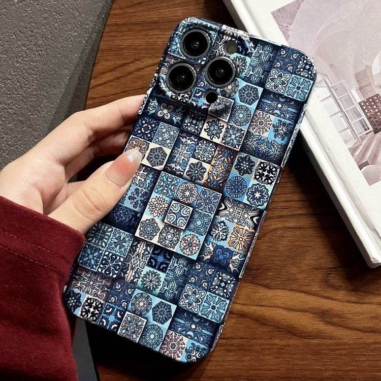 Painted Pattern Precise Hole PC Phone Case, For iPhone 14 Pro