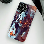 Painted Pattern Precise Hole PC Phone Case, For iPhone 14 Pro Max