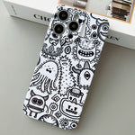 Painted Pattern Precise Hole PC Phone Case, For iPhone 14 Pro Max