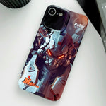 Painted Pattern Precise Hole PC Phone Case, For iPhone SE 2022 / 2020 / 8 / 7