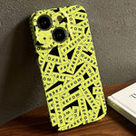 Painted Pattern Precise Hole PC Phone Case, For iPhone 13