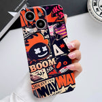 Painted Pattern Precise Hole PC Phone Case, For iPhone 13