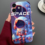Painted Pattern Precise Hole PC Phone Case, For iPhone 12