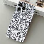 Painted Pattern Precise Hole PC Phone Case, For iPhone 12 Pro Max