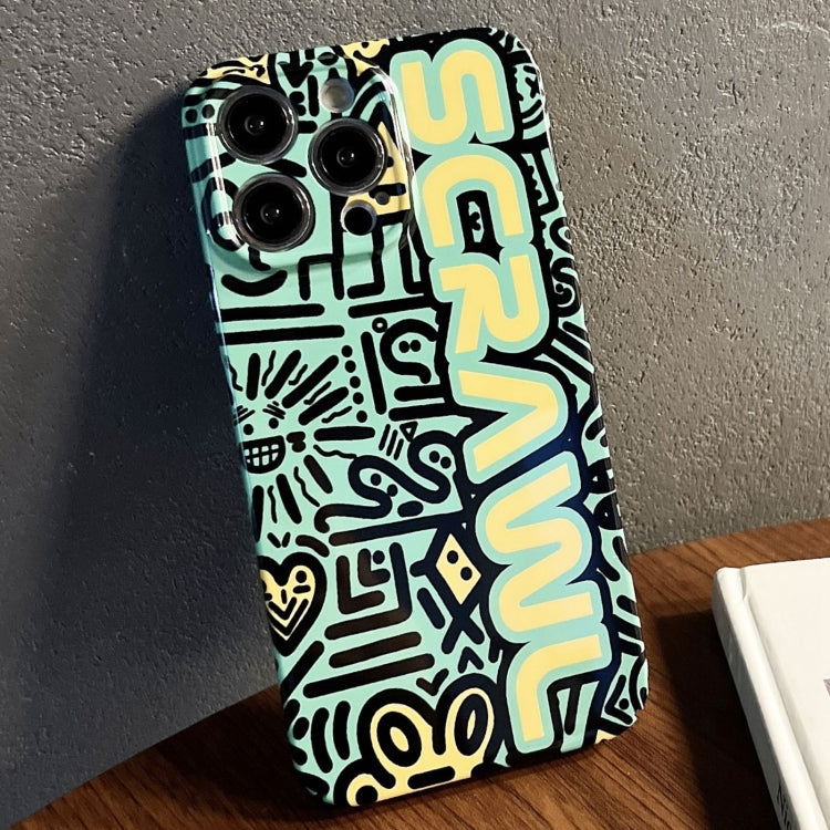 Painted Pattern Precise Hole PC Phone Case, For iPhone 12 Pro Max