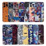 Painted Pattern Precise Hole PC Phone Case, For iPhone XR