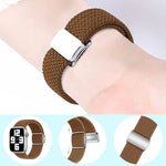 Nylon Loop Magnetic Buckle Watch Band, For Apple Watch Series 3 38mm, For Apple Watch Series 3 42mm