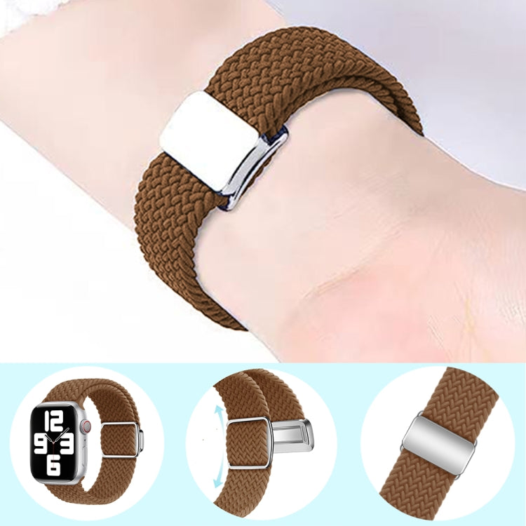 Nylon Loop Magnetic Buckle Watch Band, For Apple Watch Series 5 44mm, For Apple Watch Series 5 40mm