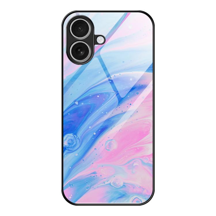 Marble Pattern Glass Protective Phone Case, For iPhone 17 Pro Max, For iPhone 17 Pro, For iPhone 17, For iPhone Air, For iPhone 15 Pro Max, For iPhone 15 Pro