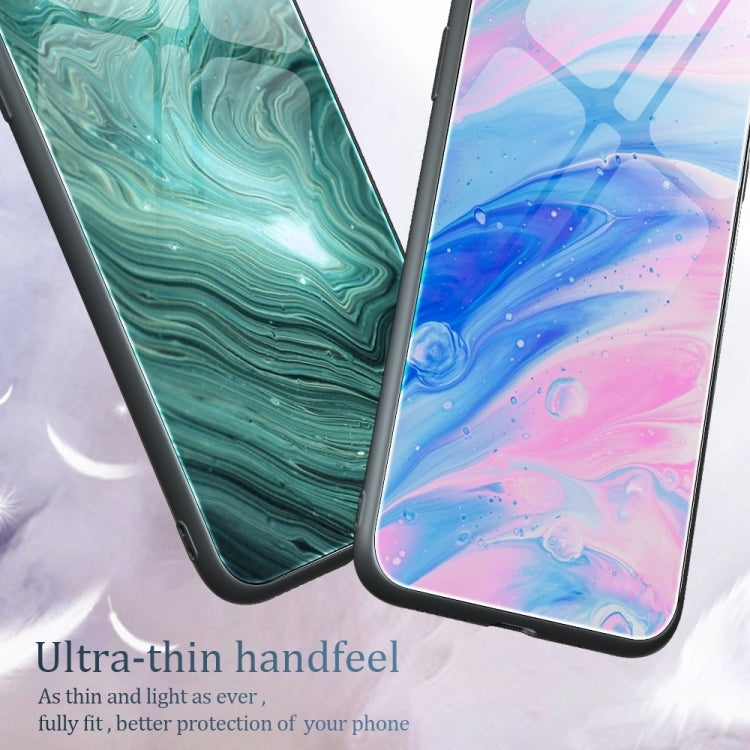 Marble Pattern Glass Protective Phone Case, For iPhone 17 Pro Max, For iPhone 17 Pro, For iPhone 17, For iPhone Air, For iPhone 15 Pro Max, For iPhone 15 Pro