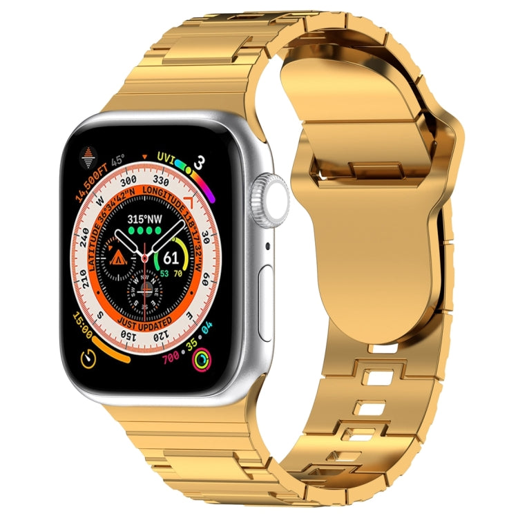 Square Buckle Armor Style Silicone Watch Band, For Apple Watch SE 2023 44mm, For Apple Watch Ultra 49mm, For Apple Watch 8 41mm