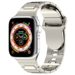 Square Buckle Armor Style Silicone Watch Band, For Apple Watch 4 40mm, For Apple Watch SE 2023 40mm, For Apple Watch 3 38mm