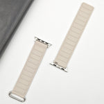 Reverse Buckle Magnetic Silicone Watch Band, For Apple Watch Series 4 40mm, For Apple Watch Series 3 38mm, For Apple Watch Series 3 42mm