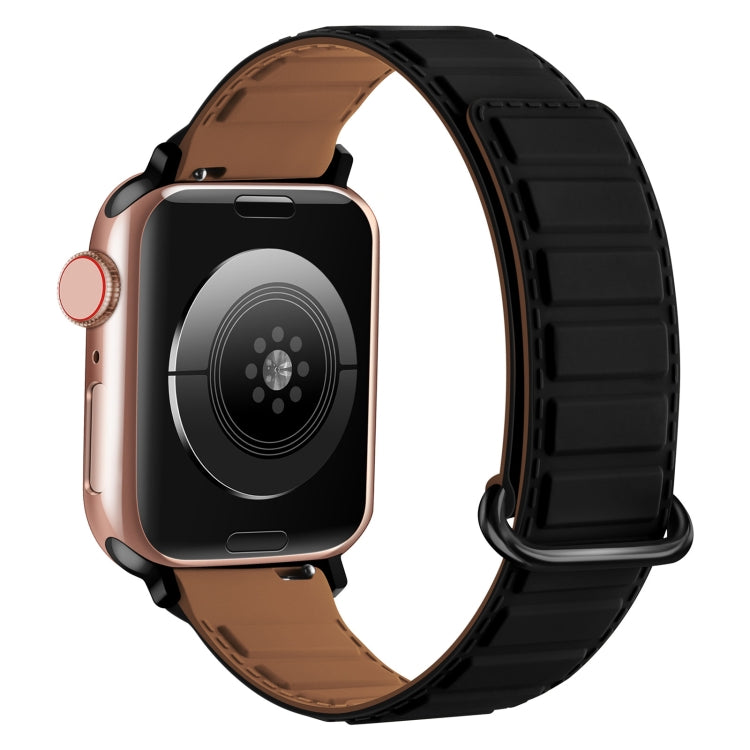 Reverse Buckle Magnetic Silicone Watch Band, For Apple Watch Series 5 44mm, For Apple Watch Series 5 40mm, For Apple Watch Series 4 44mm