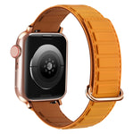 Reverse Buckle Magnetic Silicone Watch Band, For Apple Watch Series 4 40mm, For Apple Watch Series 3 38mm, For Apple Watch Series 3 42mm