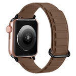 Reverse Buckle Magnetic Silicone Watch Band, For Apple Watch Series 4 40mm, For Apple Watch Series 3 38mm, For Apple Watch Series 3 42mm