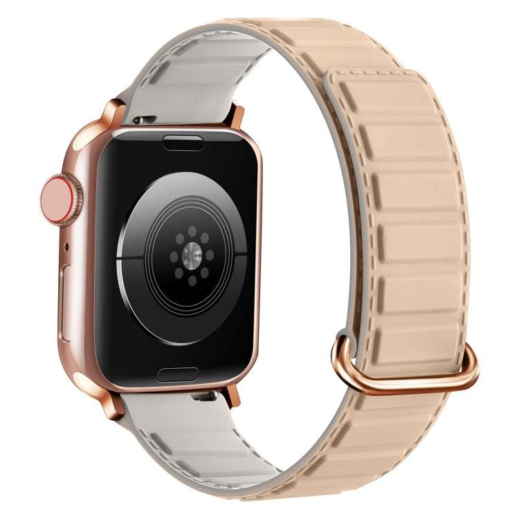 Reverse Buckle Magnetic Silicone Watch Band, For Apple Watch Series 2 42mm, For Apple Watch Series 2 38mm, For Apple Watch 42mm