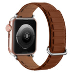 Reverse Buckle Magnetic Silicone Watch Band, For Apple Watch Series 10 46mm, For Apple Watch Series 10 42mm, For Apple Watch SE 2023 44mm