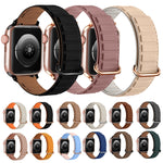 Reverse Buckle Magnetic Silicone Watch Band, For Apple Watch Series 4 40mm, For Apple Watch Series 3 38mm, For Apple Watch Series 3 42mm