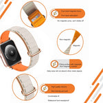 Reverse Buckle Magnetic Silicone Watch Band, For Apple Watch Series 10 46mm, For Apple Watch Series 10 42mm, For Apple Watch SE 2023 44mm