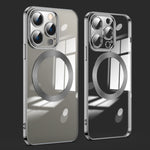 Lens Protector MagSafe Electroplated Phone Case, For iPhone 15 Pro Max, For iPhone 15 Pro, For iPhone 15 Plus, For iPhone 15