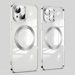 Lens Protector MagSafe Electroplated Phone Case, For iPhone 15 Pro Max, For iPhone 15 Pro, For iPhone 15 Plus, For iPhone 15