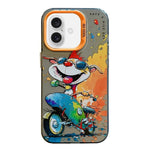 Animal Pattern Oil Painting Series PC + TPU Phone Case, For iPhone Air