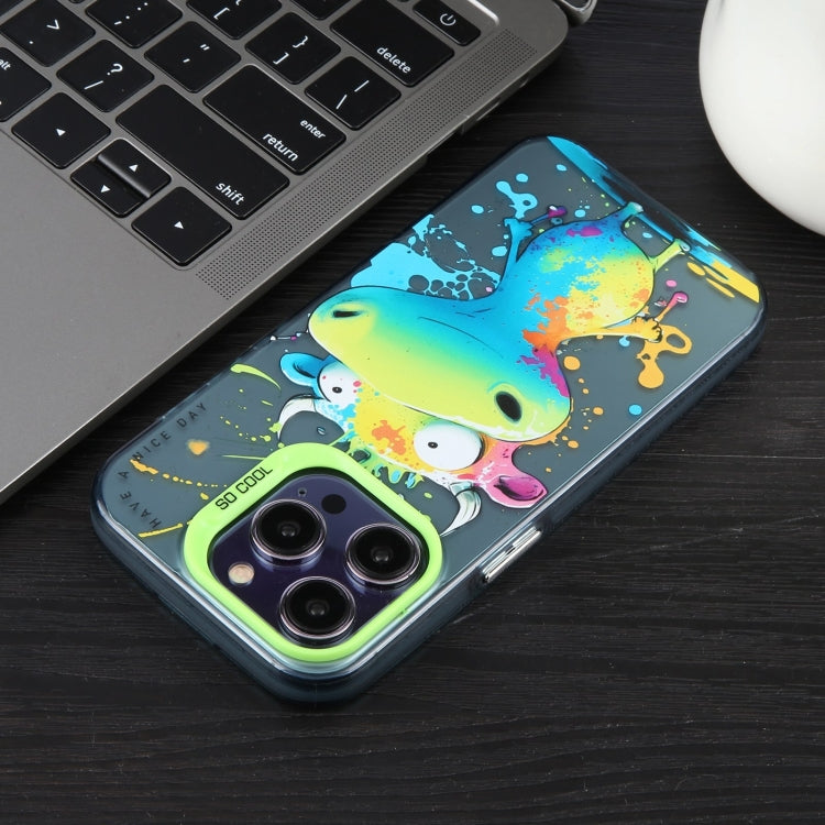 Animal Pattern Oil Painting Series PC + TPU Phone Case, For iPhone 11 Pro