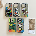 Animal Pattern Oil Painting Series PC + TPU Phone Case, For iPhone 12 mini