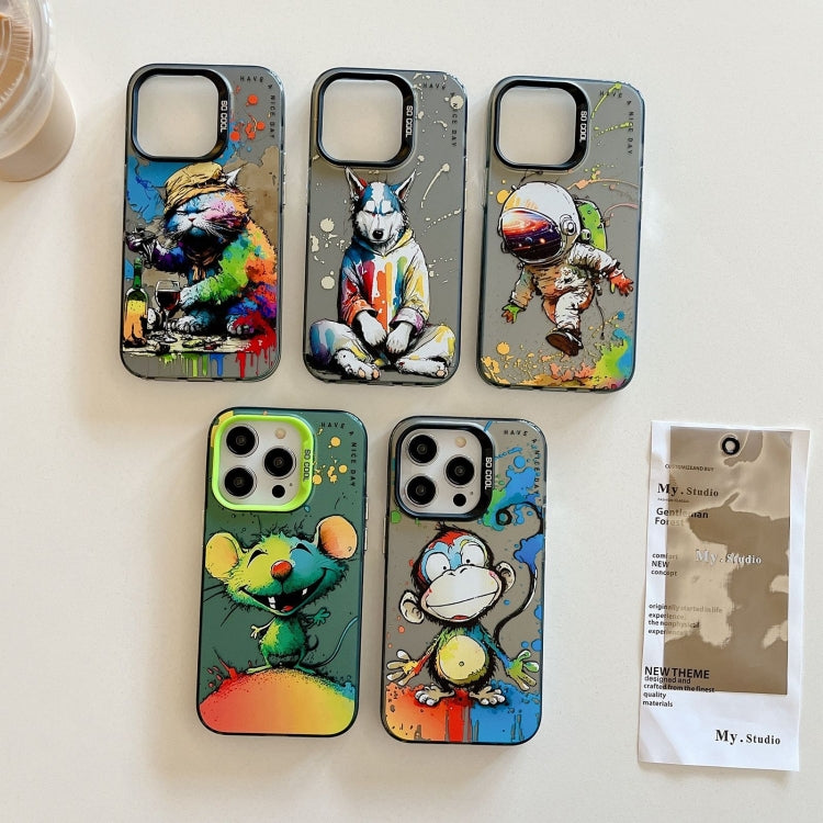 Animal Pattern Oil Painting Series PC + TPU Phone Case, For iPhone Air