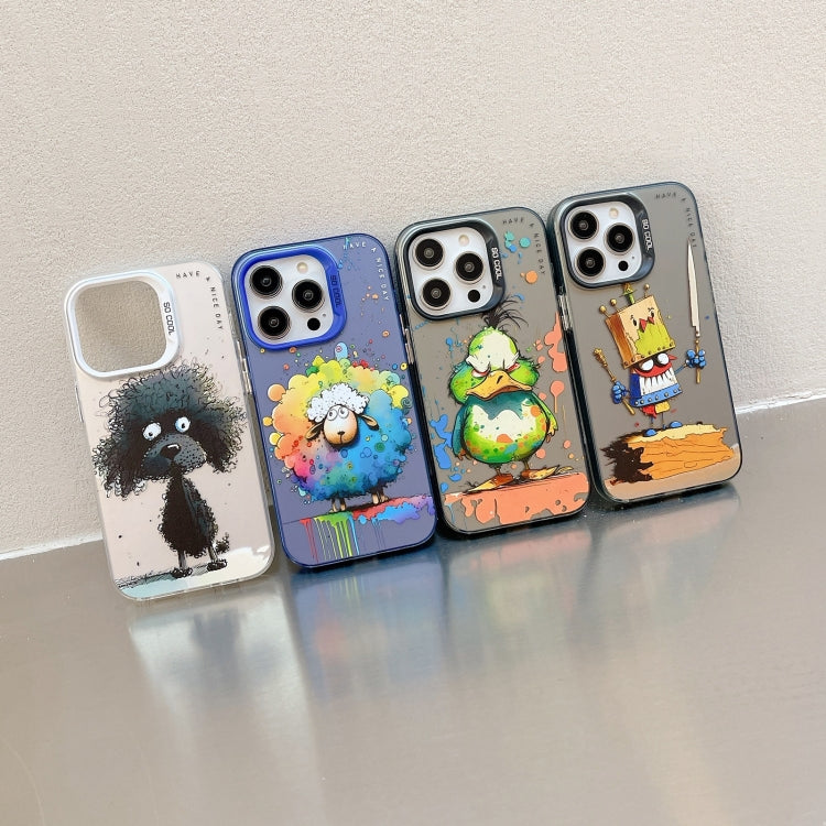 Animal Pattern Oil Painting Series PC + TPU Phone Case, For iPhone 17