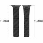 Carbon Fiber Magnetic Loop Watch Band, For Apple Watch Series 6 40mm, For Apple Watch Series 6 44mm, For Apple Watch Serie 5 44mm, For Apple Watch Series 5 40mm, For Apple Watch  Series 4 44mm, For Apple Watch Series 4 40mm, For Apple Watch Series 3 38...