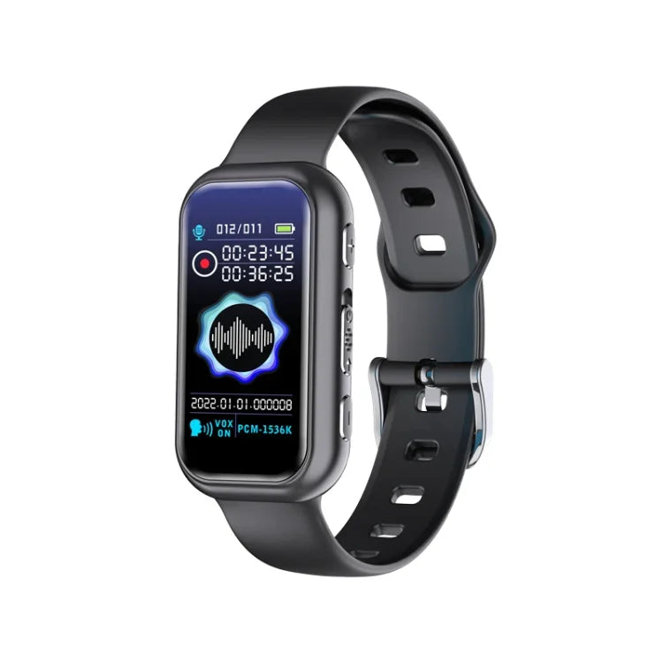 JNN S16 Smart HD Noise Reduction Bluetooth MP3 Voice Control Recording Bracelet, 4GB, 8GB, 16GB, 32GB, 64GB
