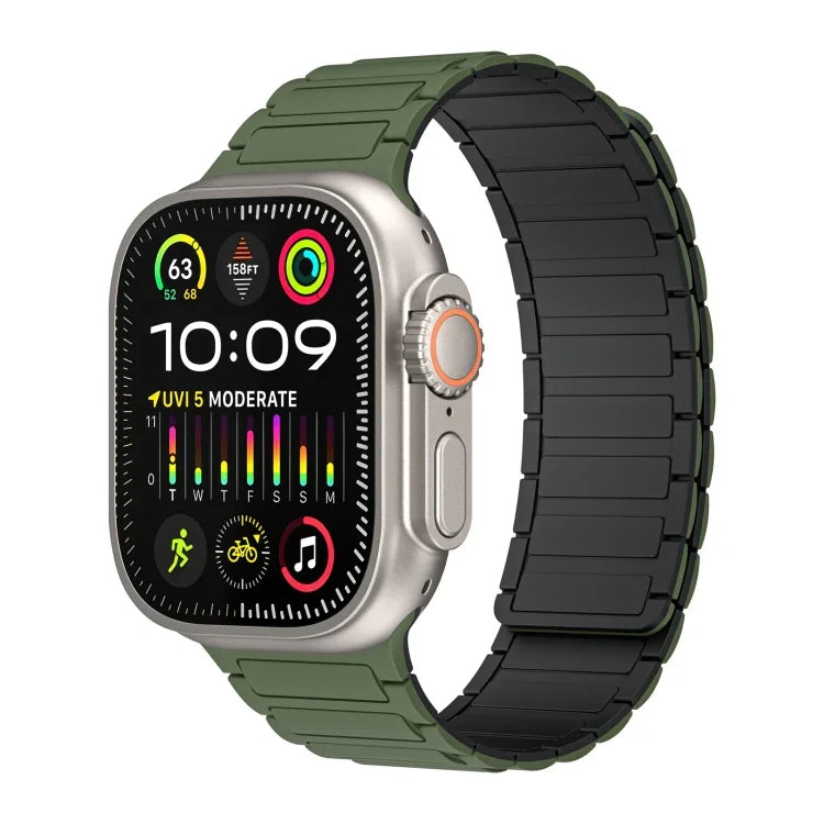 Magnetic Loop Silicone Watch Band, For Apple Watch SE 2023 44mm, For Apple Watch SE 2023 40mm, For Apple Watch Ultra 2 49mm